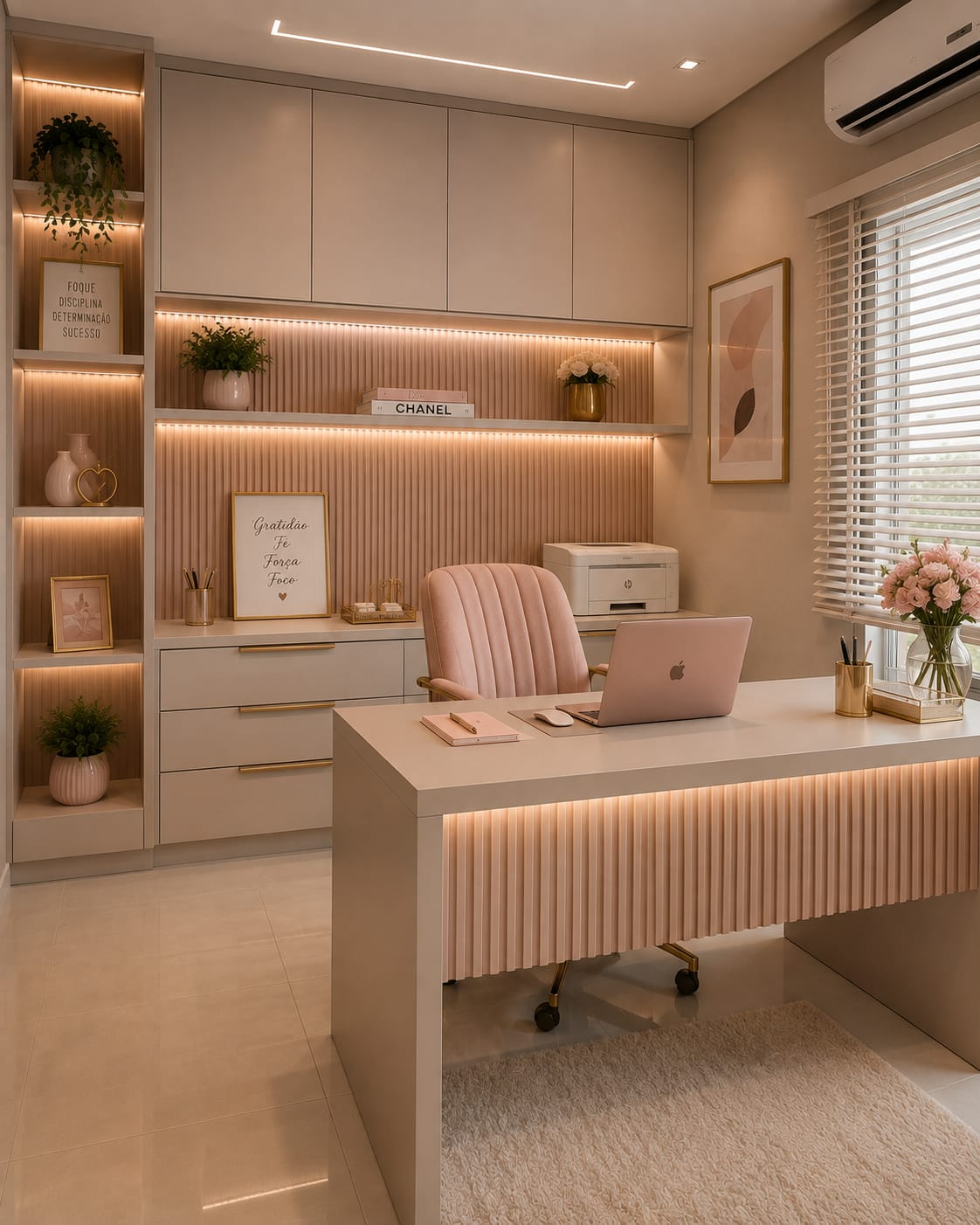 Home Office planejado — projeto residencial
